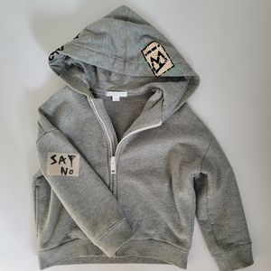 4Y Burberry zip up Hoodie